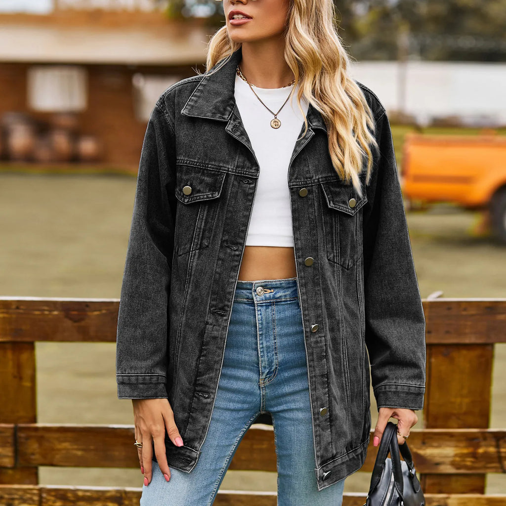 Valenzora | Classic Elegant Denim Jacket