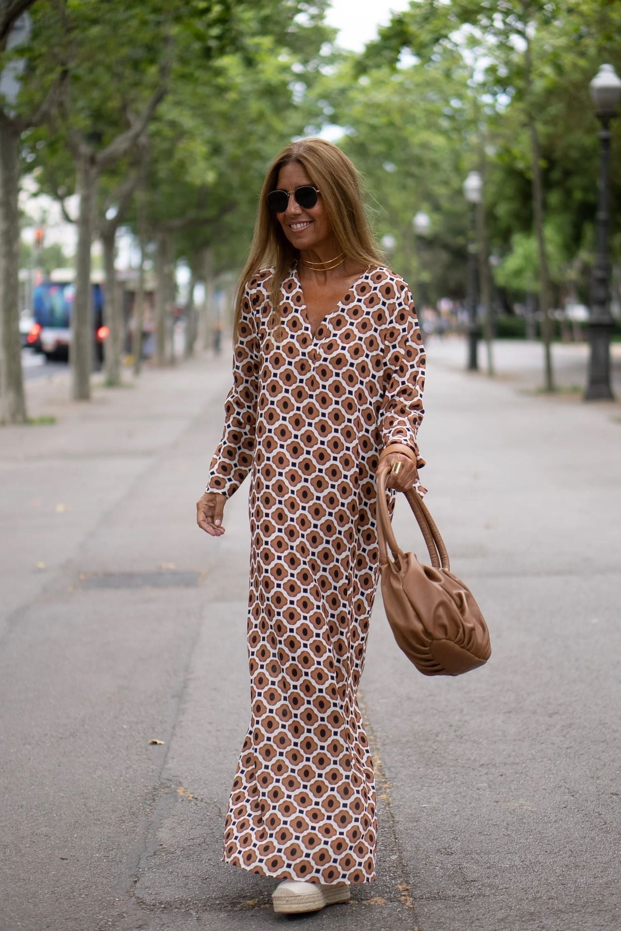 Valenzora - Brown summer dresses