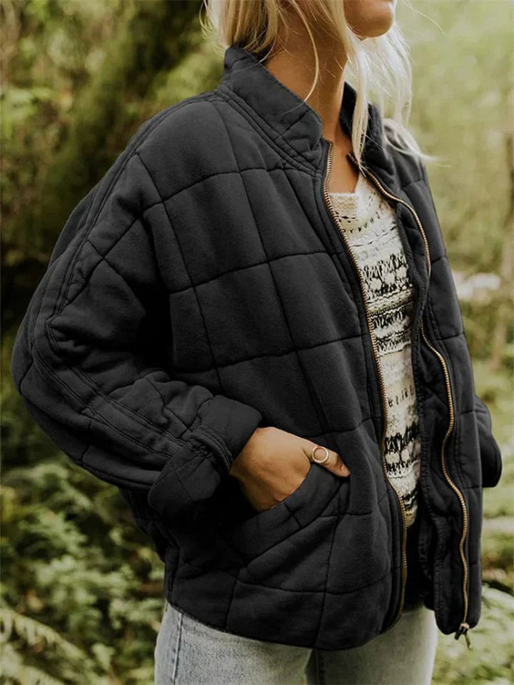 Valenzora | Lockere Jacke aus dicker Baumwolle