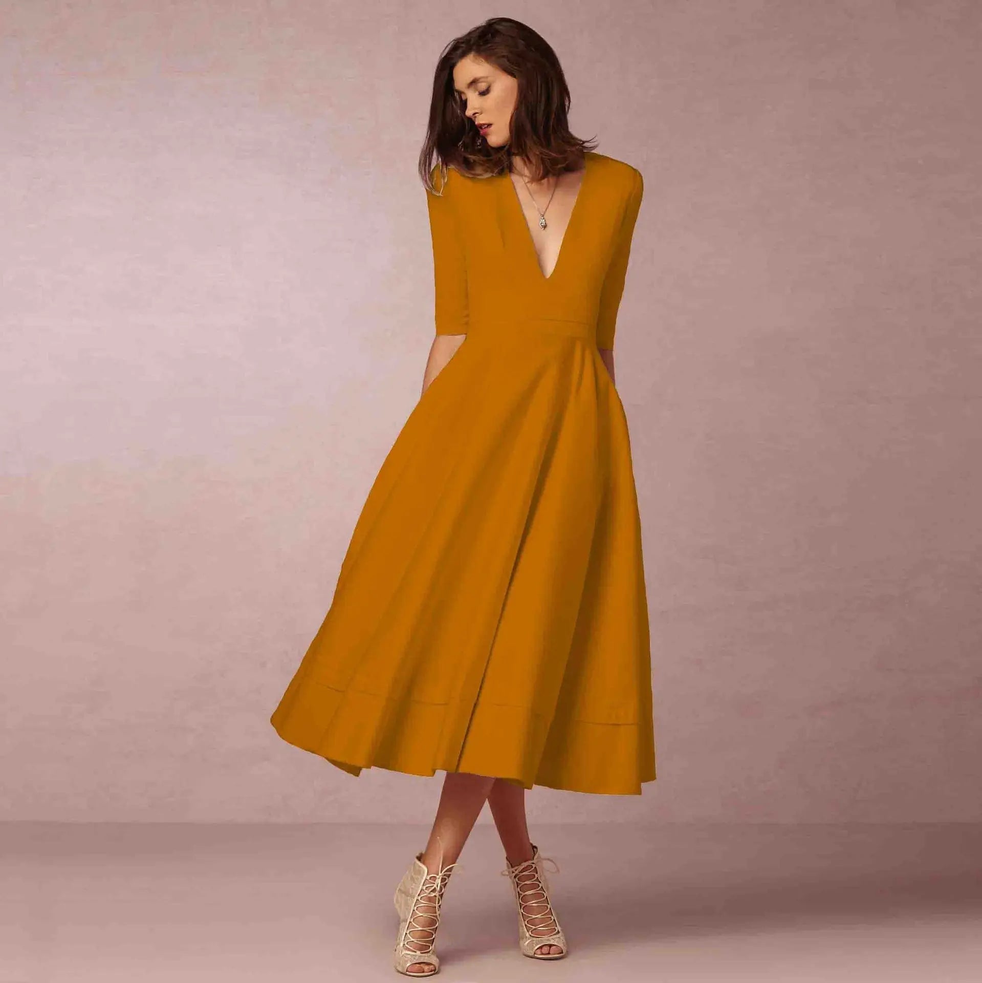 Valenzora | Elegantes langes Damenkleid