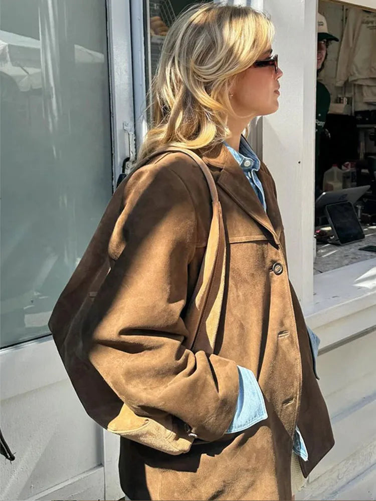 Valenzora | Jack Classic Brown Suede Jacket