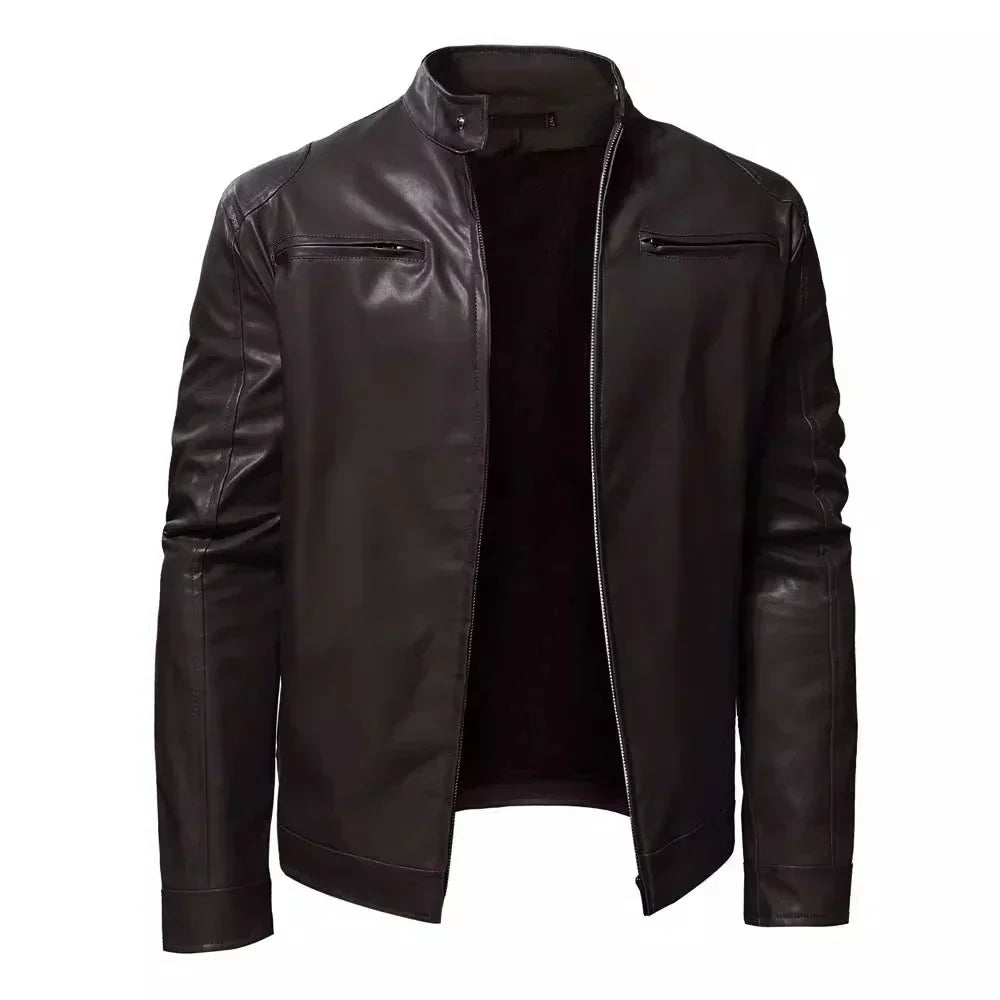 Valenzora | Zeitlose Lederjacke mit Biker-Flair