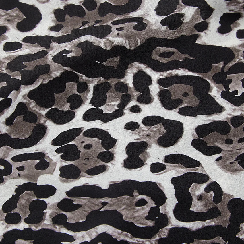 Valenzora | Wide-leg trousers with leopard print