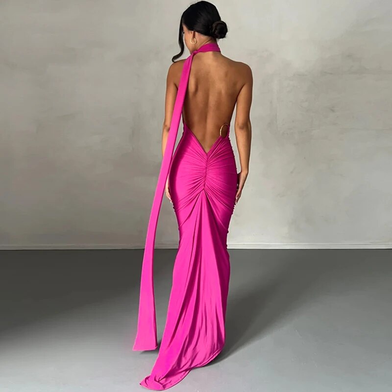 Valenzora | Elegantes, eng anliegendes Kleid mit One-Shoulder-Schnitt und hohem Rücken
