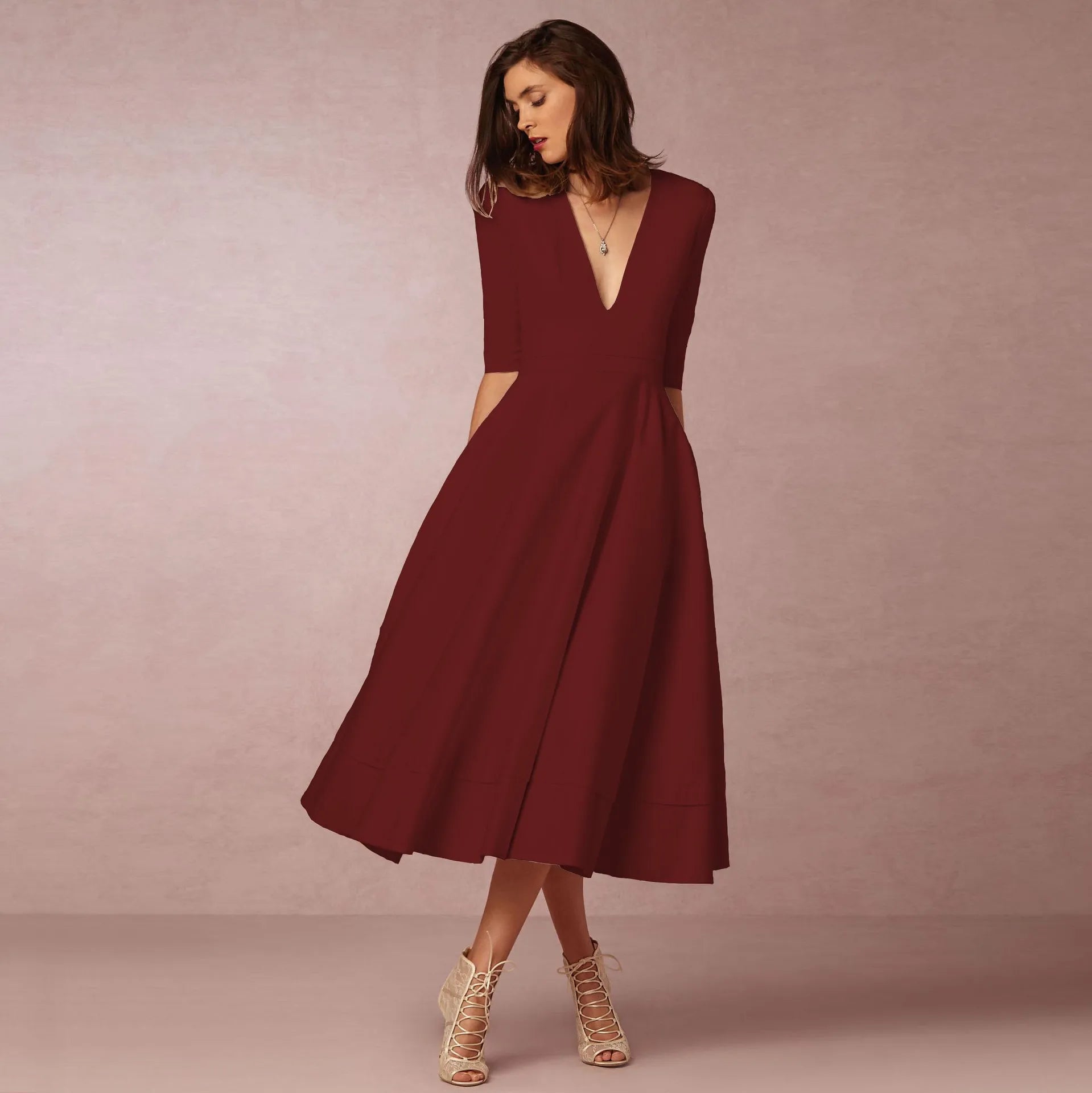 Valenzora | Elegantes langes Damenkleid