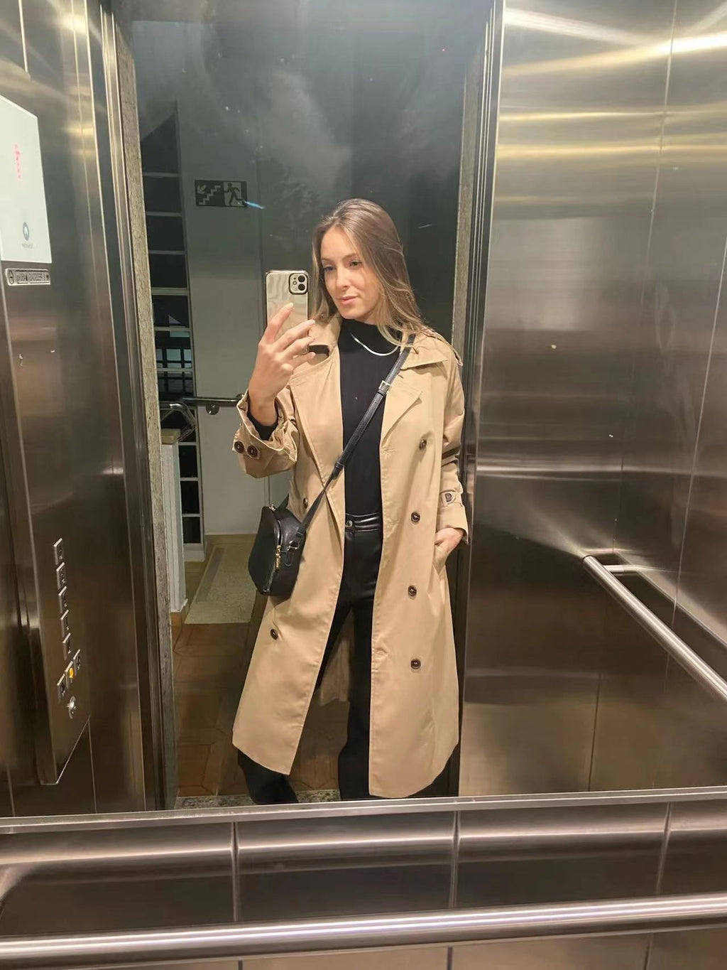 Valenzora Classic Trench Coat for Women | Oversized Windbreaker, Double-Breasted