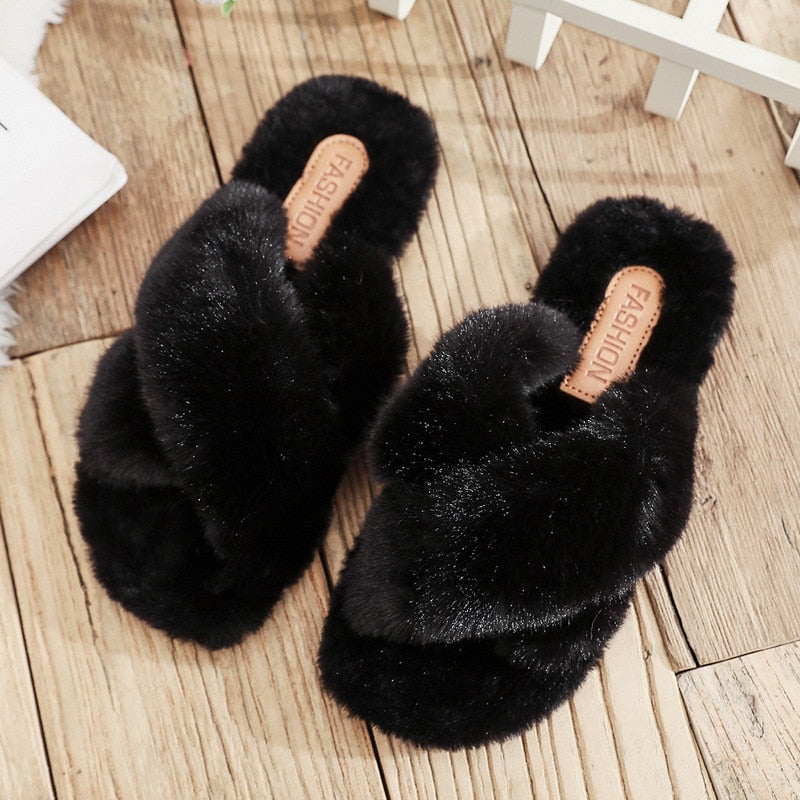 Valenzora | Winter Fluffy Slippers with Cozy Warmth for Women