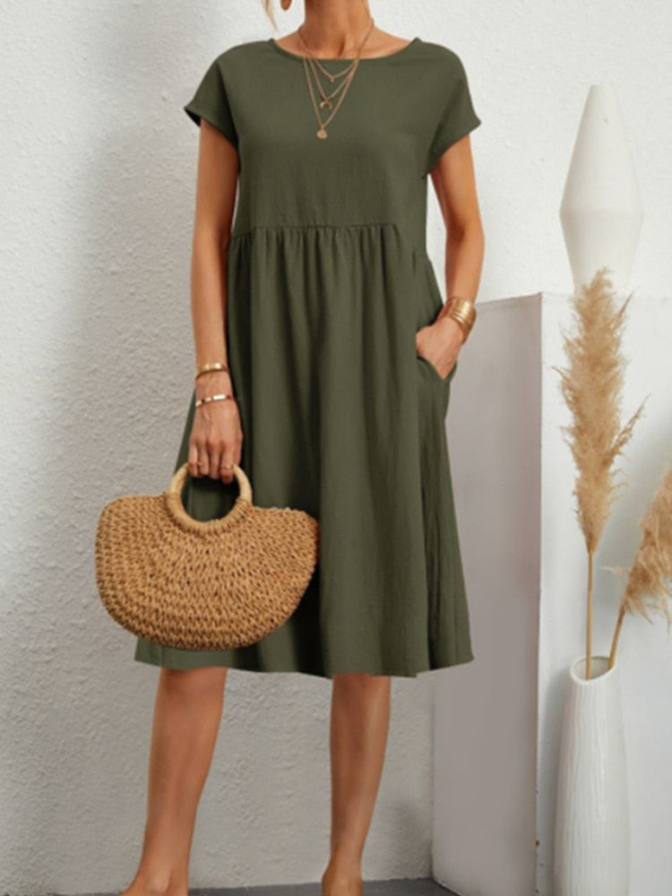 Valenzora | Modisches, mittellanges Kleid für Damen