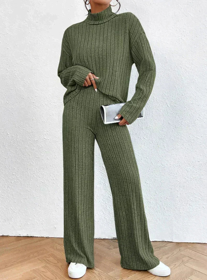 Darlene™ – Strickhose und Rollkragenpullover für Damen
