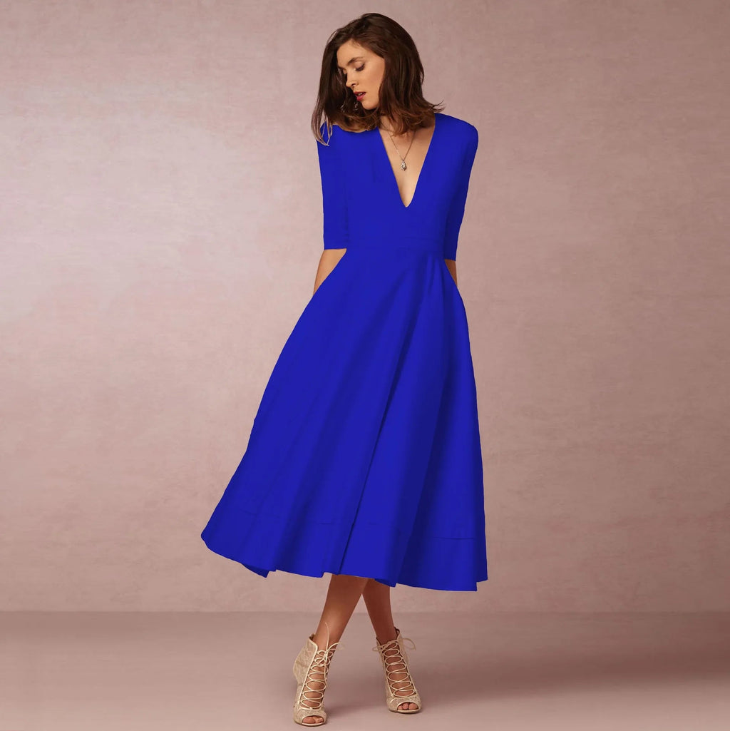 Valenzora | Elegantes langes Damenkleid