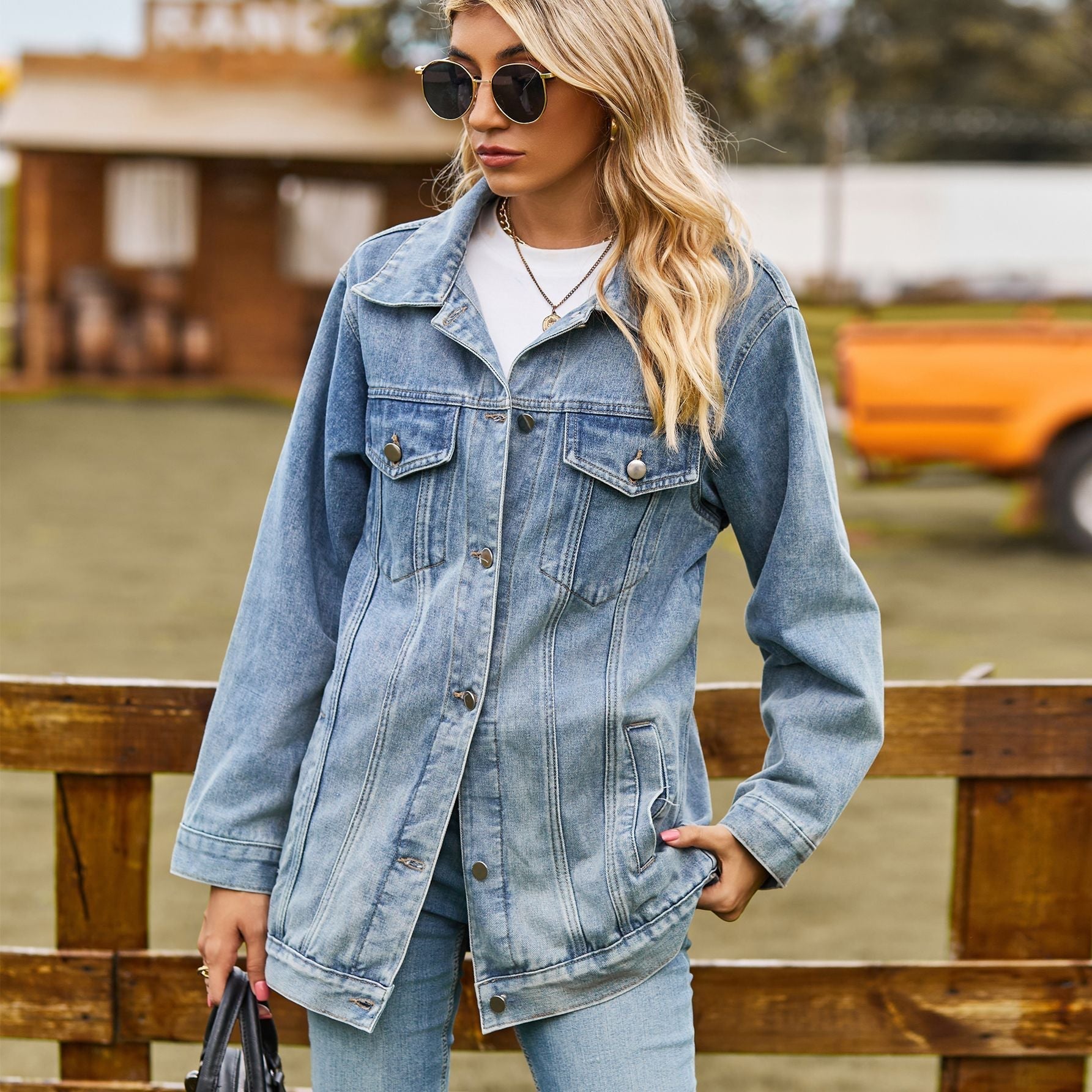 Valenzora Die Vintage-Jeansjacke unter Ihrem Mantel