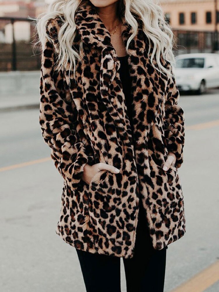 Valenzora – Damenjacke mit Leopardenmuster aus Kunstfell für einen kühnen, stilvollen Look