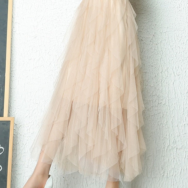 Valenzora High Waist Pleated Skirt