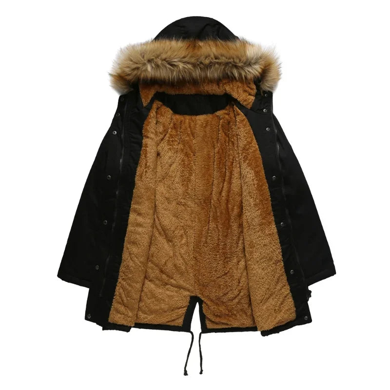 Valenzora – Langer Parka mit Fell