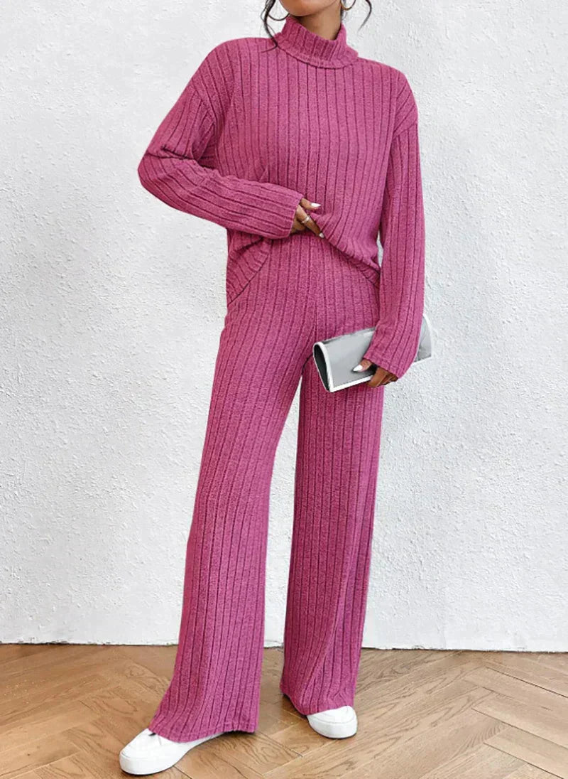 Darlene™ – Strickhose und Rollkragenpullover für Damen