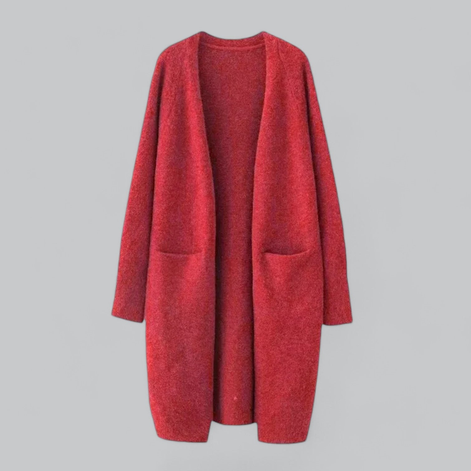 Valenzora | Classic Long Cashmere Cardigan for Women