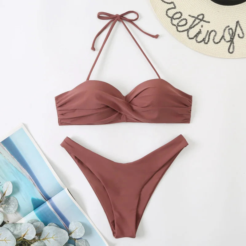 Valenzora | Sexy Push-up Bikini für Damen Bademode, Badeanzug, Mädchen Bikini-Set, Badehose für Strandmode, Pool, Sommer