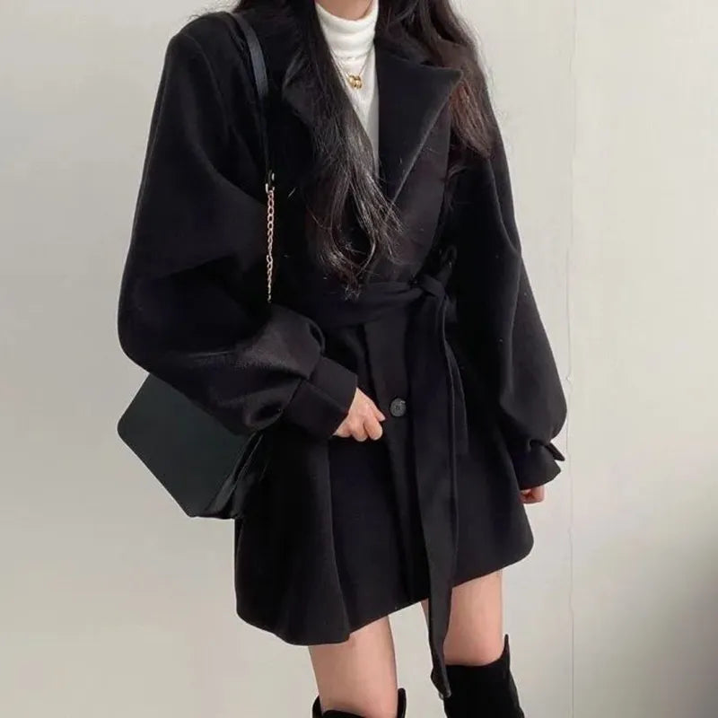 Einfaches und stilvolles Winterkleid