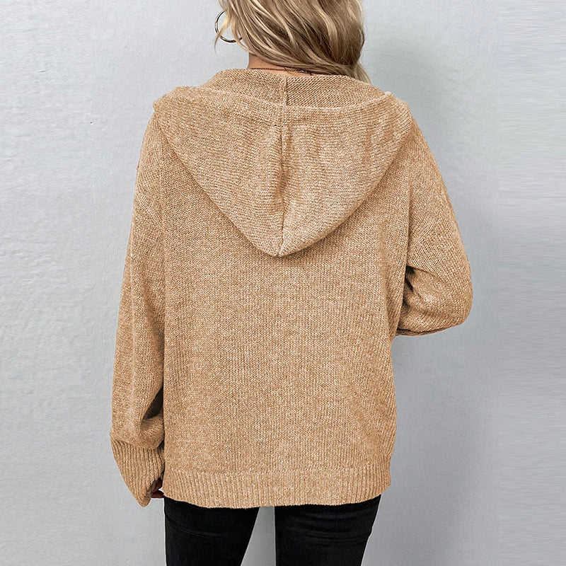 Valenzora | Comfortable Hooded Cardigan