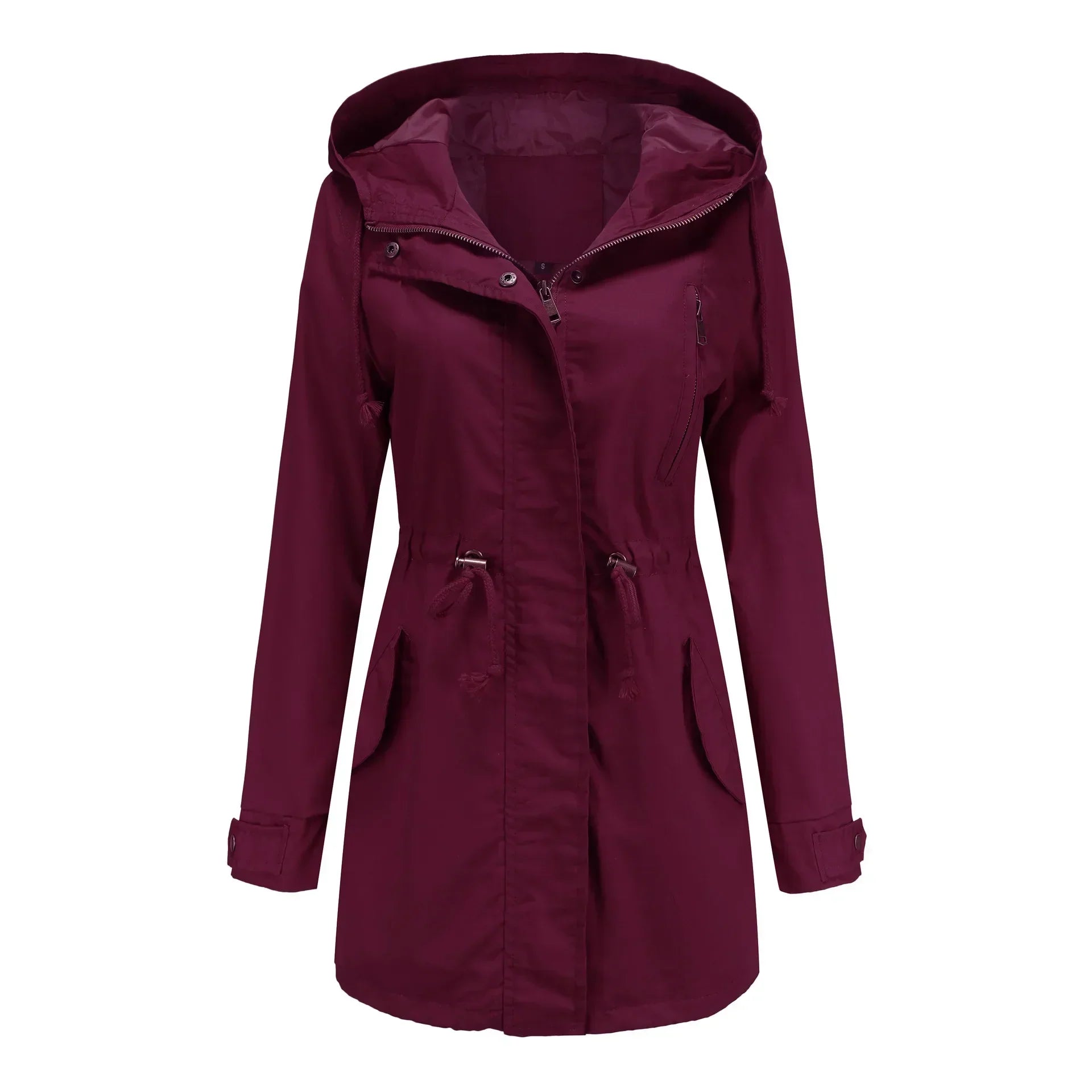 Valenzora | Baumwoll-Trenchcoat mit Kapuze