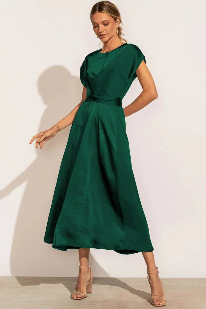 Valenzora | Elegant party dress made of satin silk