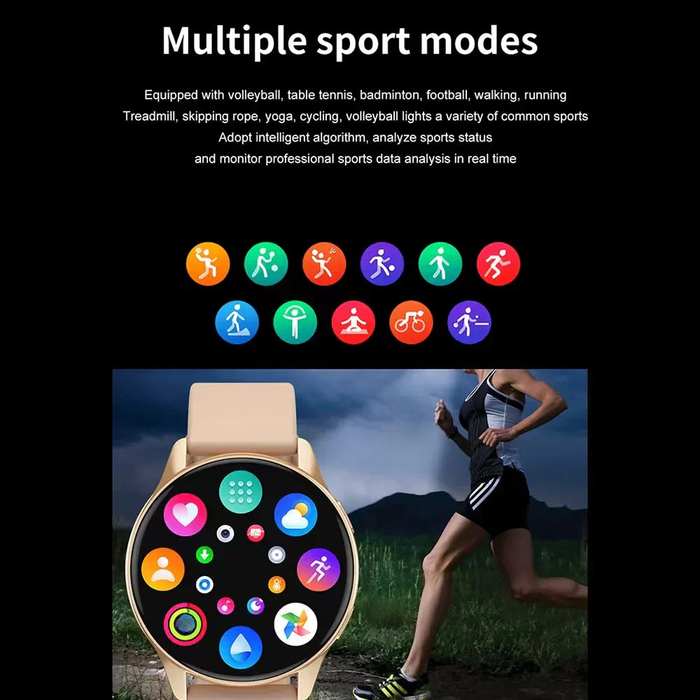 Valenzora | Active 2 Women's Bluetooth Smartwatch with Heart Rate and Blood Pressure Monitor