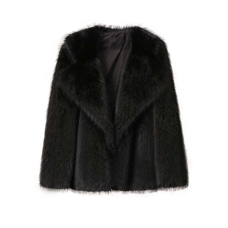 Valenzora - Women's Queen Style Long Sleeve Cross Cut Coat