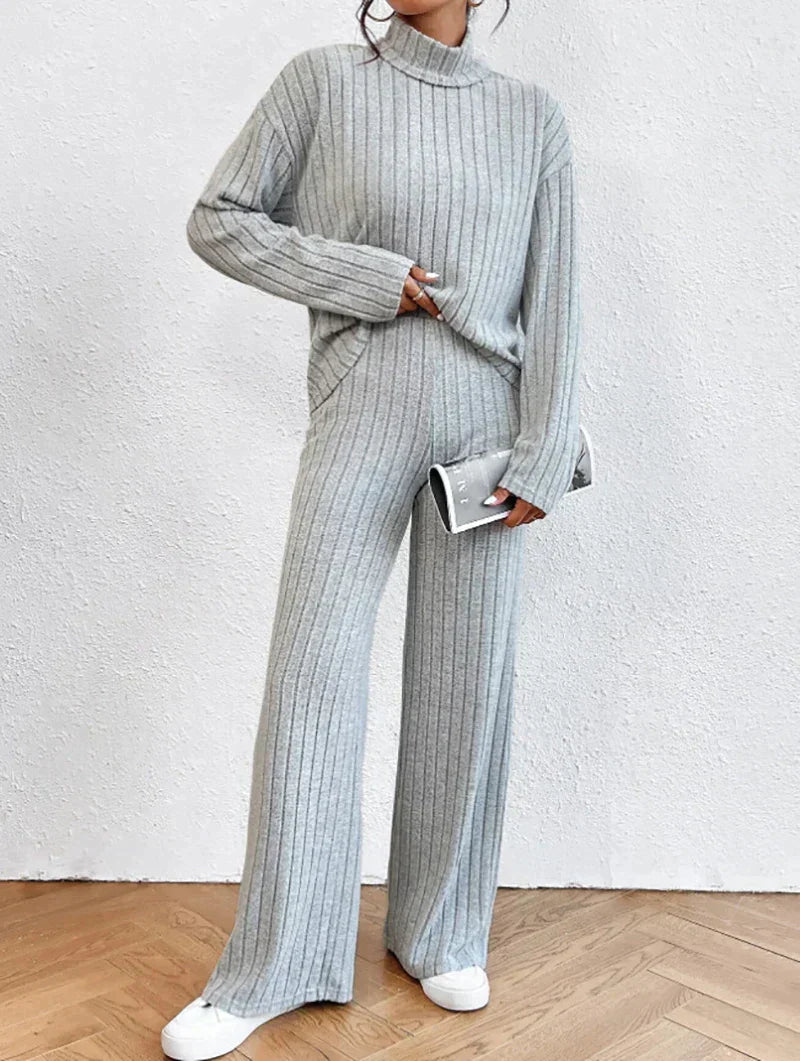 Darlene™ – Strickhose und Rollkragenpullover für Damen