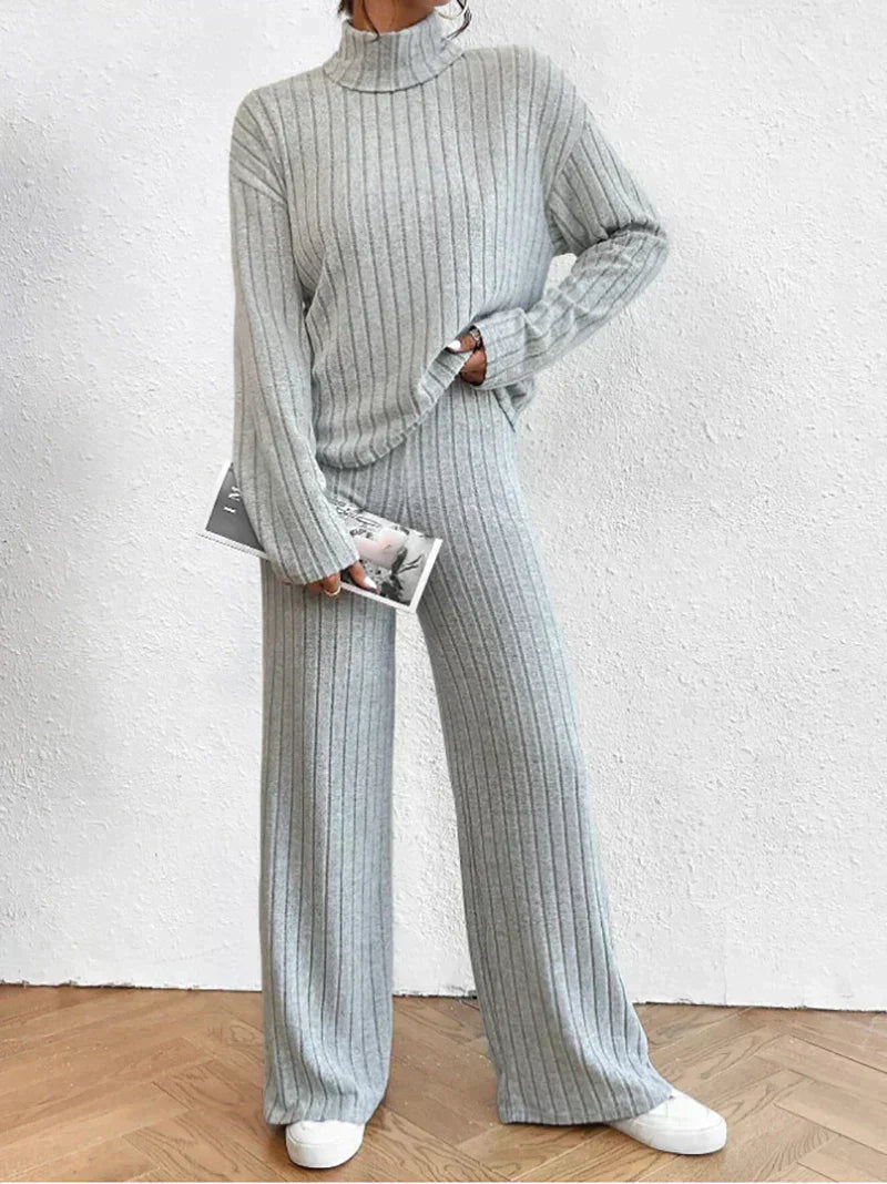 Darlene™ – Strickhose und Rollkragenpullover für Damen