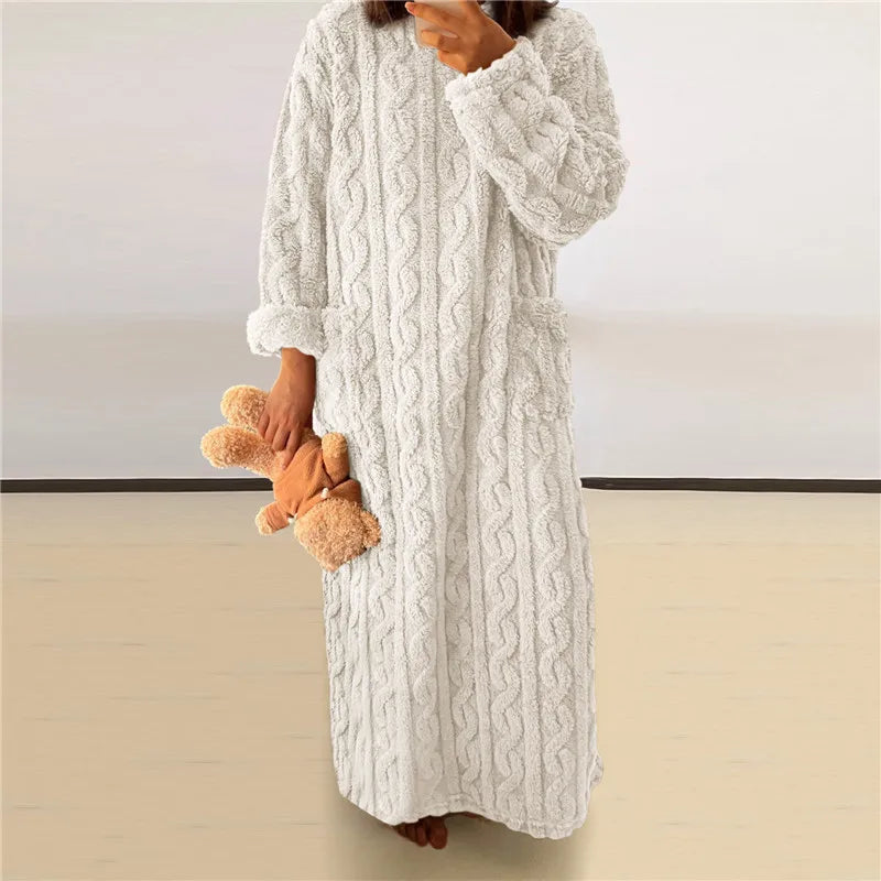 Valenzora | Fleece Teddy Dress