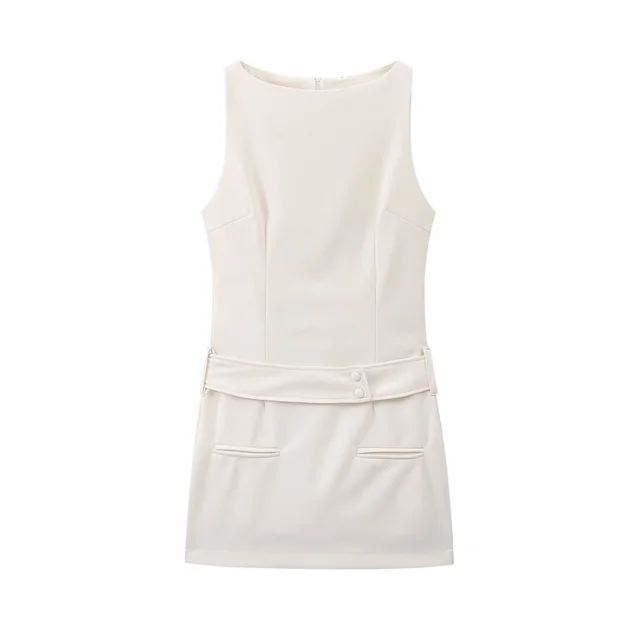 Valenzora - Sleeveless - Short round neck - Summer