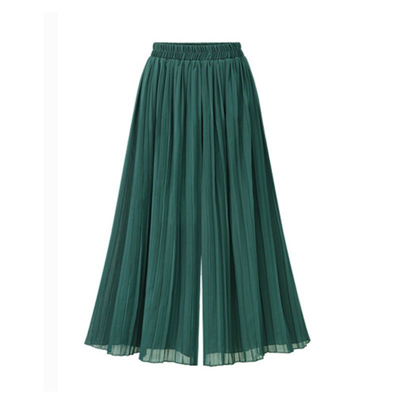 Valenzora | Damen-Hose mit weitem Bein und Netz-Detail