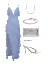 Celestina™ – Verspieltes Partykleid mit Rüschen & asymmetrischem Saum