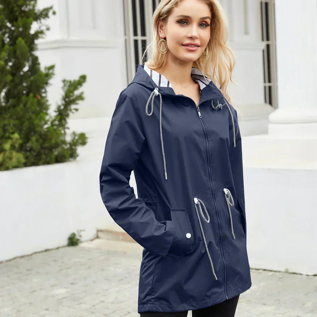 Valenzora | Rain jacket with hood