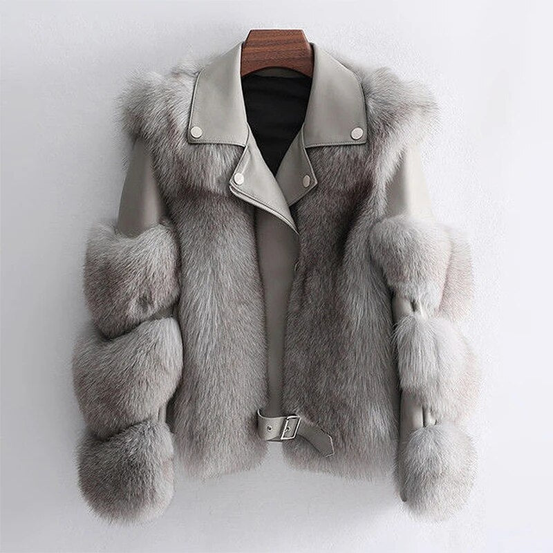 Valenzora™ - Luxuriöse Lederpelzjacke [Letzter Rabatt-Tag]