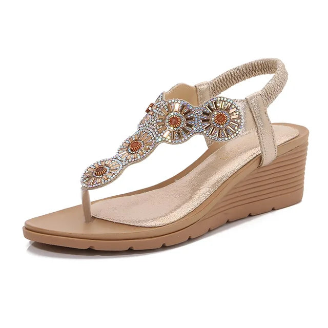 Valenzora - Wedge heel - Elastic strap - Summer
