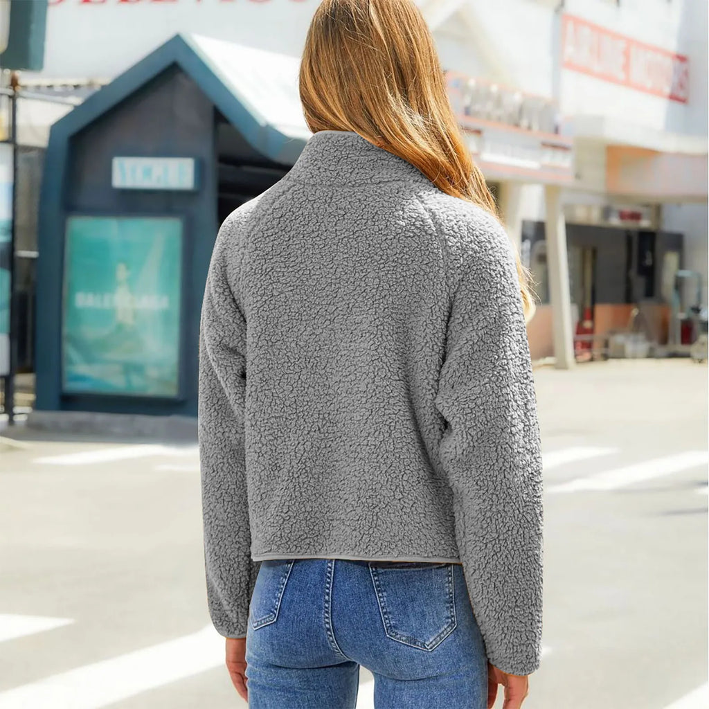 Valenzora - Women's Bomber Jacket with Zipper