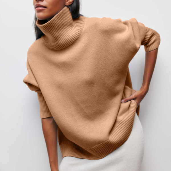 Valenzora - Knitted roll-neck sweater