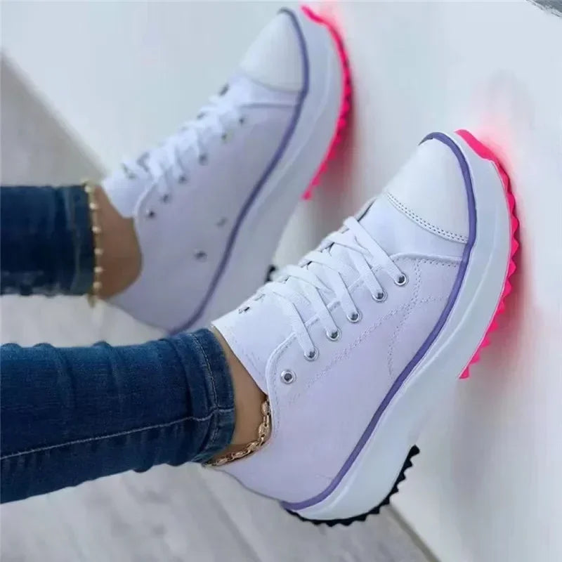 Valenzora | Leinwand-Sneakers zum Schnüren für die Freizeit
