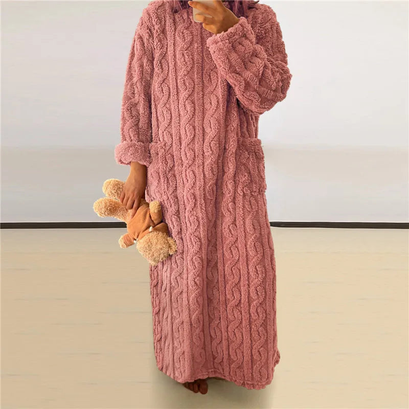 Valenzora | Fleece Teddy Dress