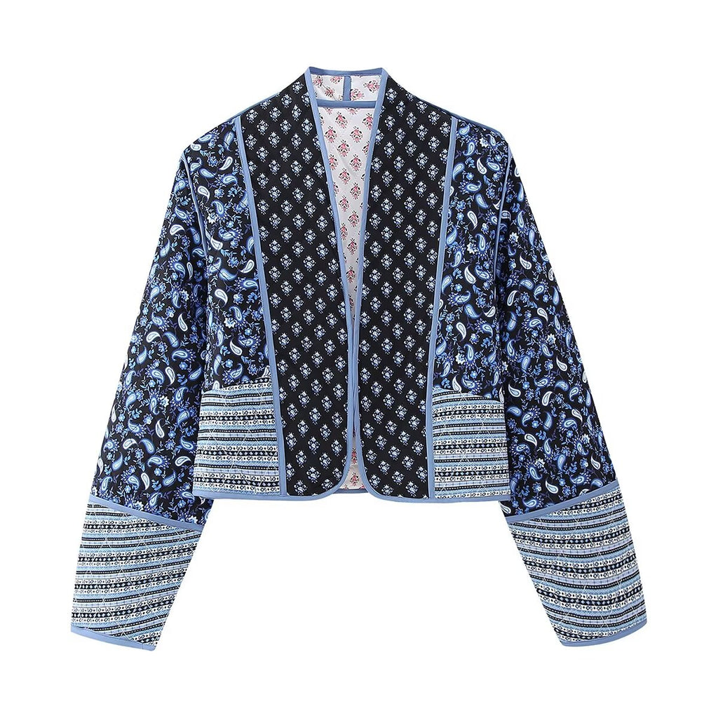 Valenzora | Women's jacket with floral pattern