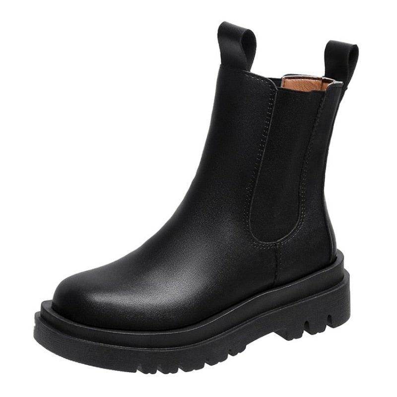 Valenzora Women's Knight Boots - Knee-high retro-style boots with a sturdy heel
