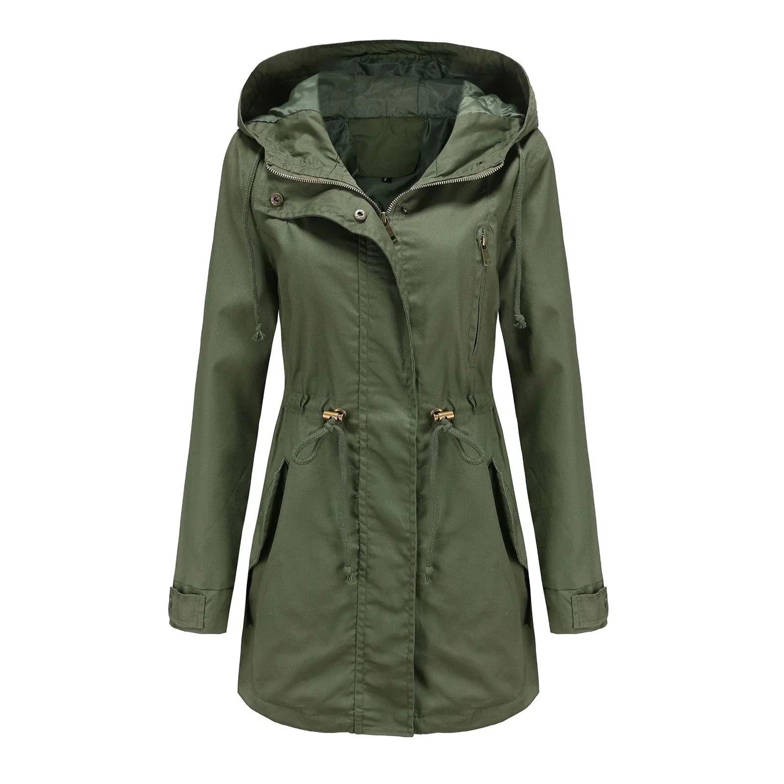 Valenzora | Trendy rain jacket with double