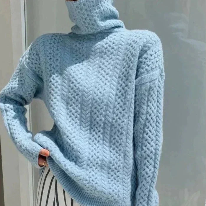 Valenzora | Cashmere turtleneck sweater