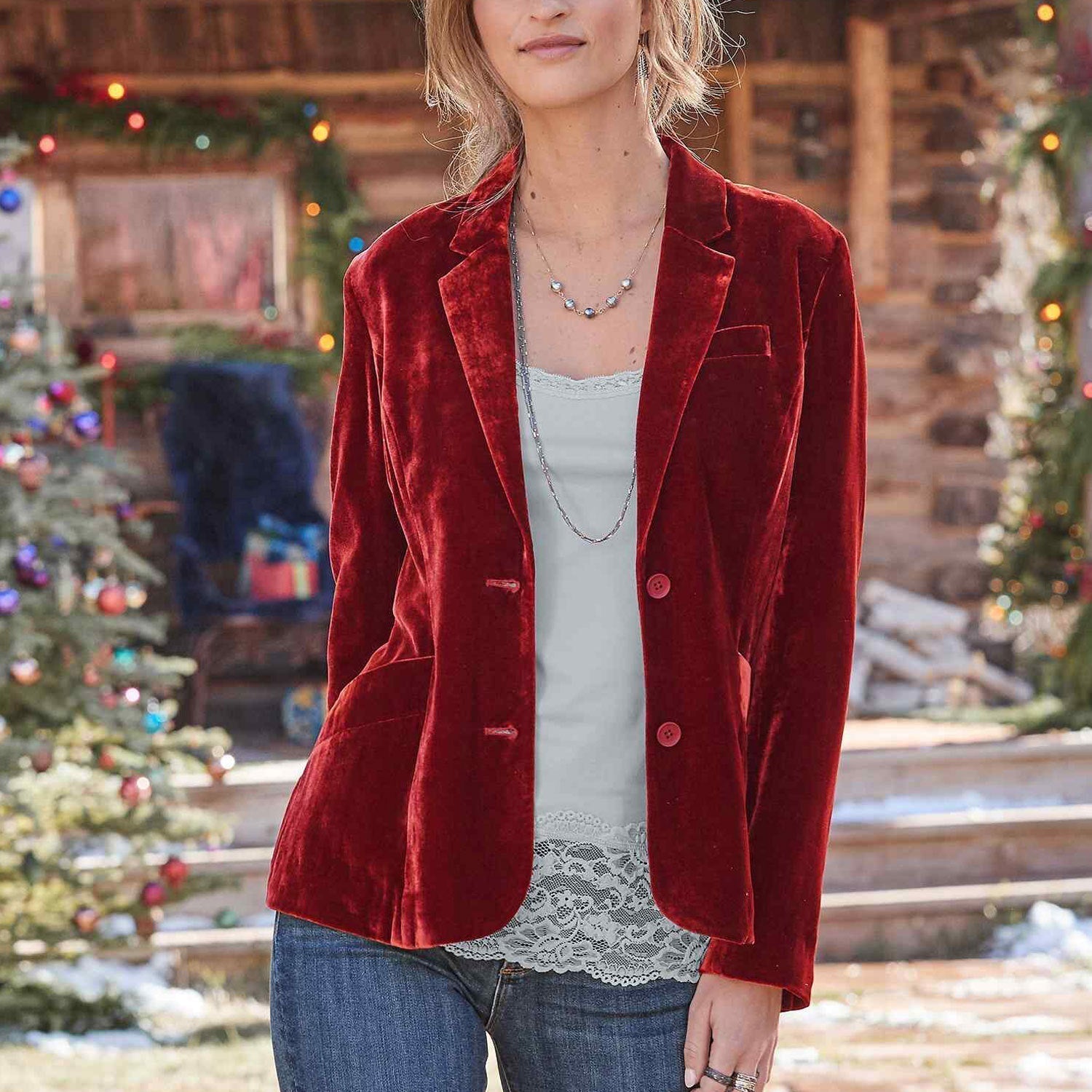 Valenzora | Vintage-Fashion-Blazer-Jacke