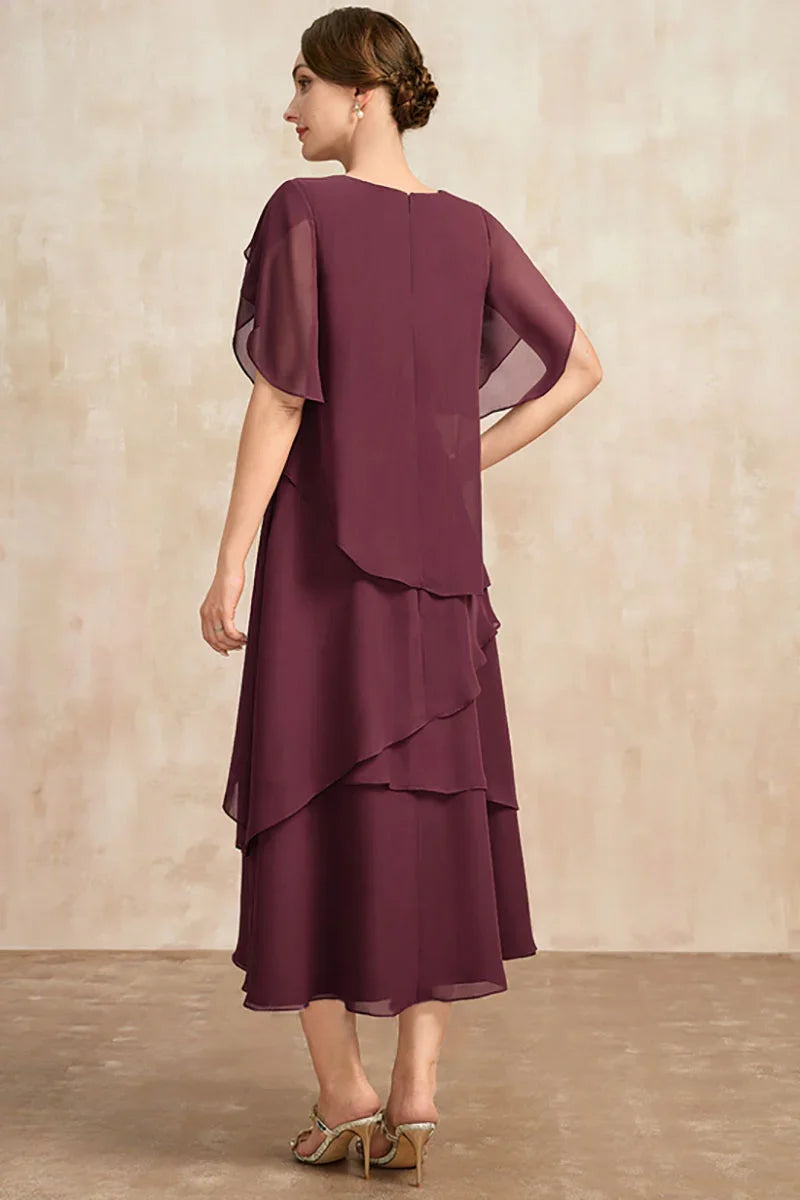 Valenzora | Plus Size Tiered Midi Dress