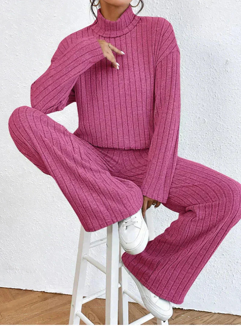 Darlene™ – Strickhose und Rollkragenpullover für Damen