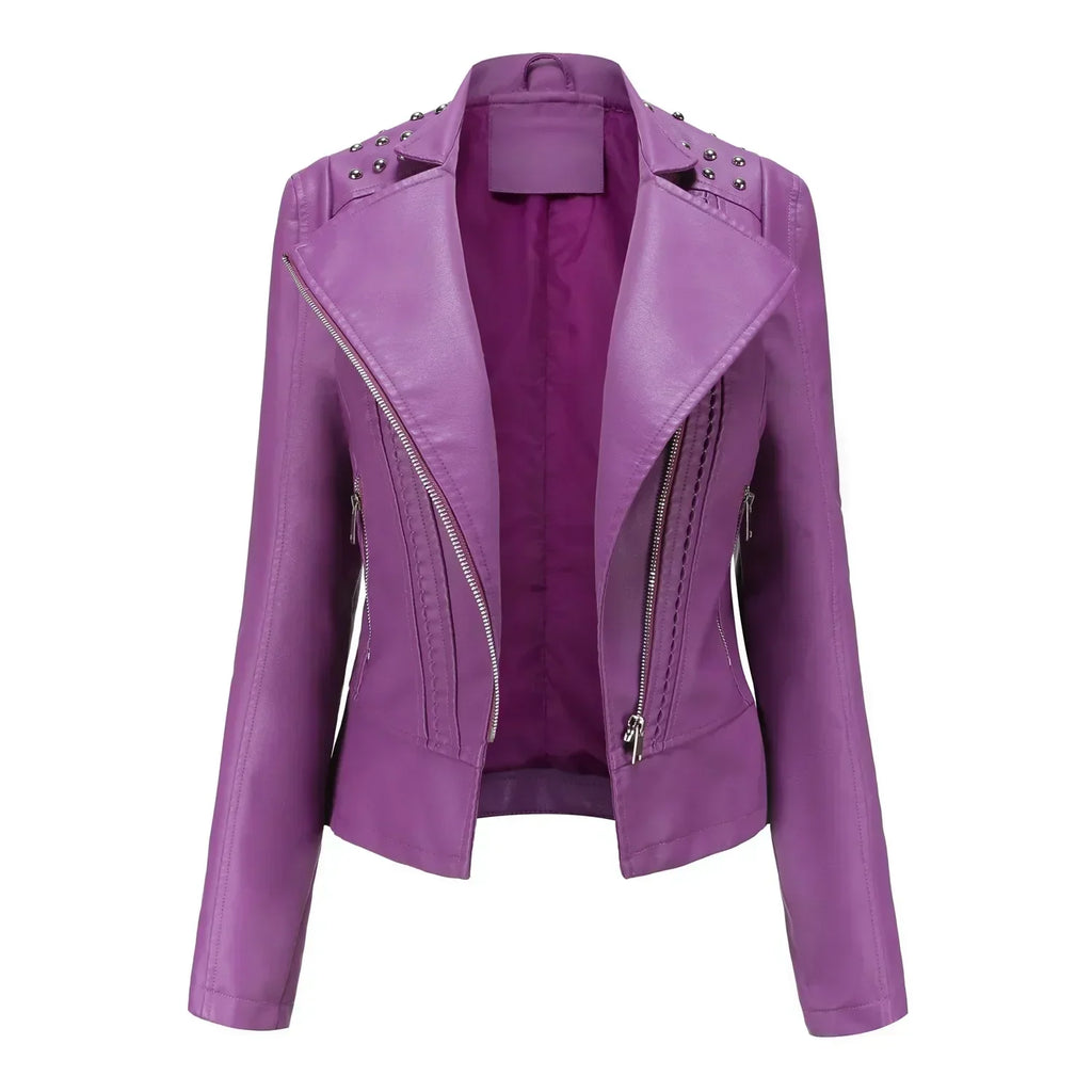 Valenzora | Elegante Lederjacke für Damen.
