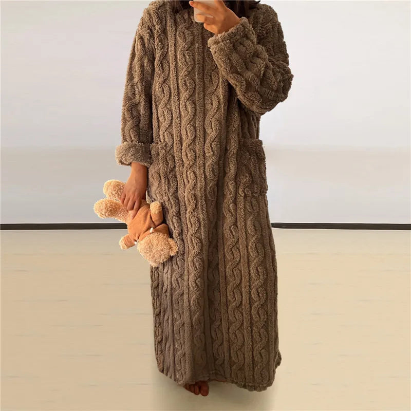 Valenzora | Fleece Teddy Dress