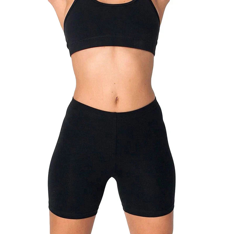 Valenzora | High Waist Stretch Fit Cycling Shorts Breathable Slim Athleisure Bottoms